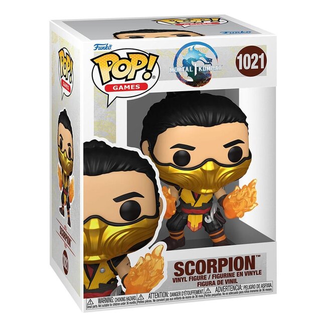 Mortal Kombat POP! Games Vinyl Figur Scorpion 9 cm