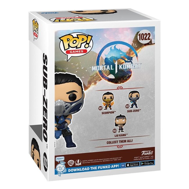 Mortal Kombat POP! Games Vinyl Figur Sub Zero 9 cm