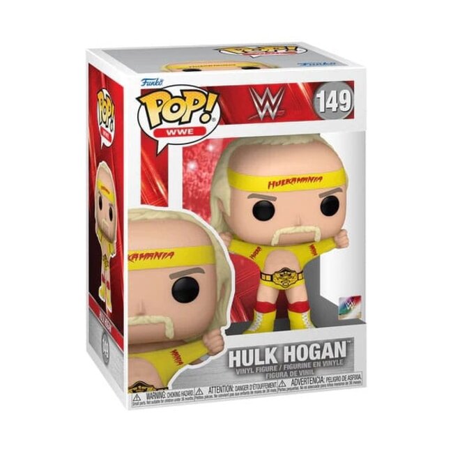 WWE POP! Vinyl Figur Hulkamania mit Gürtel 9 cm