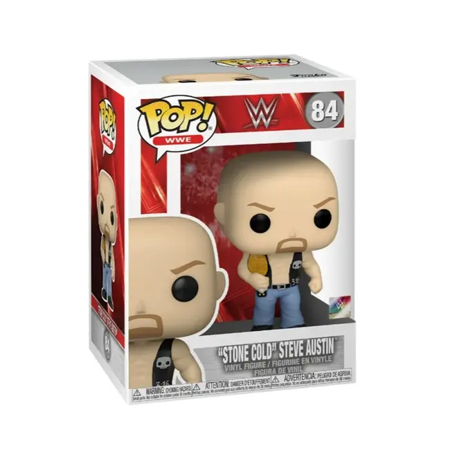 WWE POP! Vinyl Figure SC Steve Austin w/Belt 9 cm