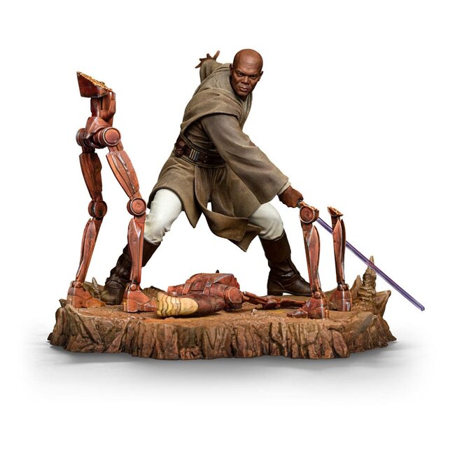 Iron Studios Star Wars Art Scale Statue 1/10 Mace Windu 18 cm