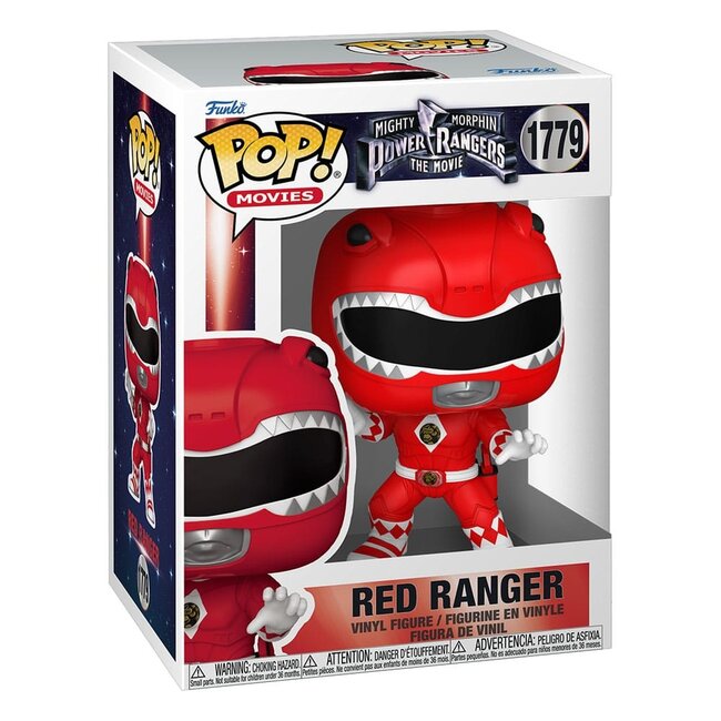 Mighty Morphin Power Rangers: The Movie POP! Movies Vinyl Figuren Roter Ranger 9 cm