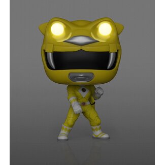 Funko Mighty Morphin Power Rangers: The Movie POP! Movies Vinyl Figures Yellow Ranger (GITD) 9 cm