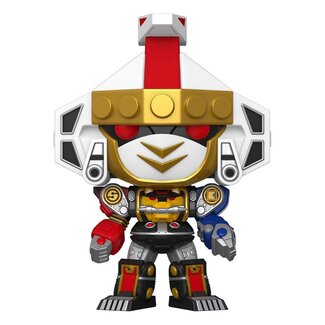 Funko Mighty Morphin Power Rangers: The Movie Super Sized POP! Movies Vinyl Figure Ninja Megazord (Metallic) 15 cm