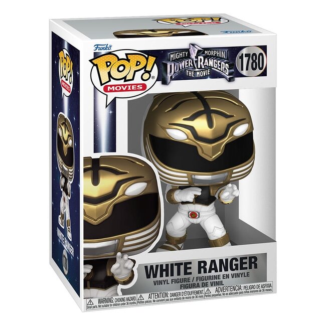 Mighty Morphin Power Rangers: The Movie POP! Movies Vinyl Figuren Weißer Ranger 9 cm