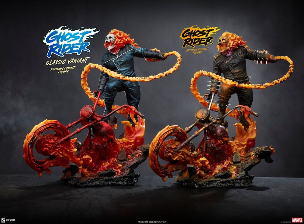 Marvel Premium Format Statue Ghost Rider (Classic-Variante) 53 cm - The ...