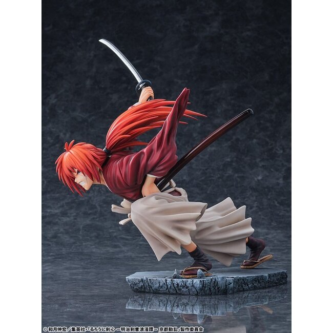 Rurouni Kenshin: Meiji Kenkaku Romantan Kyoto Douran PVC Statue 1/6 Kenshin Himura Dragon Flight of Heaven Ver. 26 cm