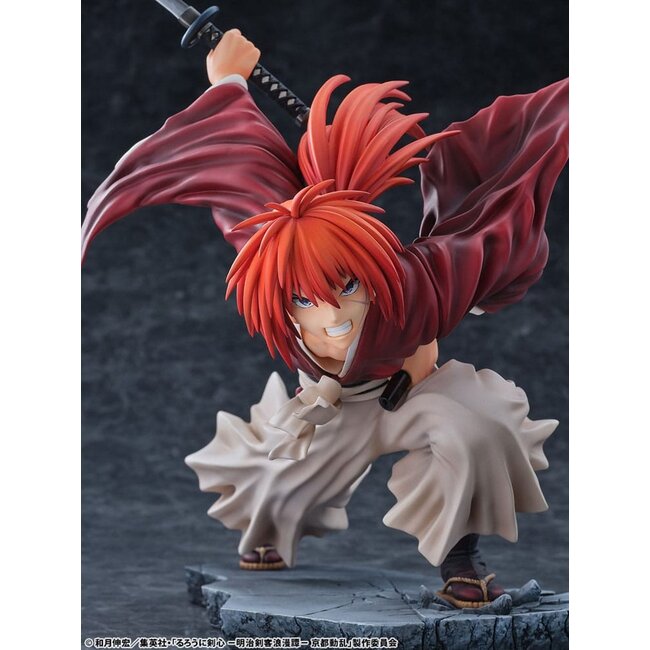 Rurouni Kenshin: Meiji Kenkaku Romantan Kyoto Douran PVC Statue 1/6 Kenshin Himura Dragon Flight of Heaven Ver. 26 cm