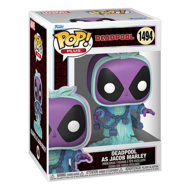 Marvel POP! Plus Vinylfigur Deadpool als Jacob Marley 9 cm