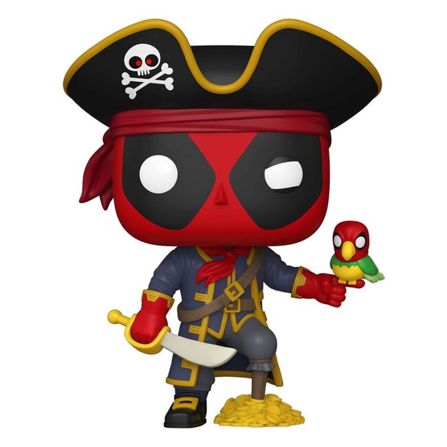 Funko Marvel POP! Plus Vinylfigur Deadpool als Long John Silver 9 cm