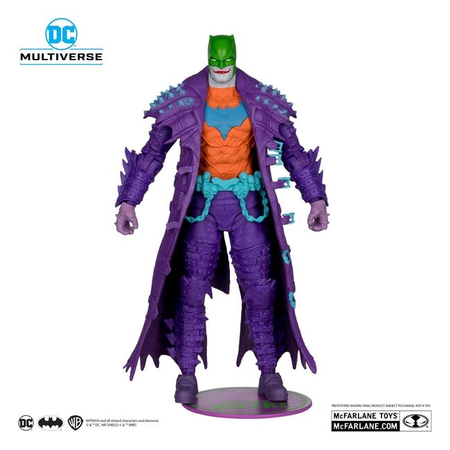 DC Multiverse Action Figure Batman (Dark Nights: Death Metal) Jokerized (Gold Label) 18 cm