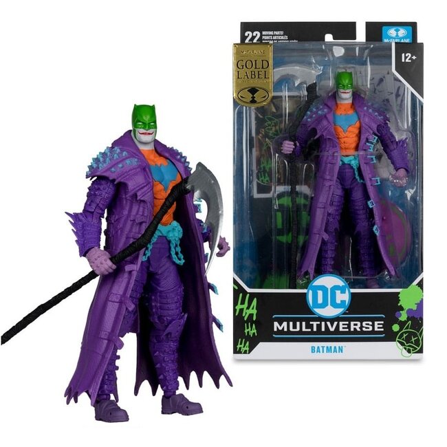 McFarlane Toys DC Multiverse Actionfigur Batman (Dark Nights: Death Metal) Jokerized (Gold Label) 18 cm