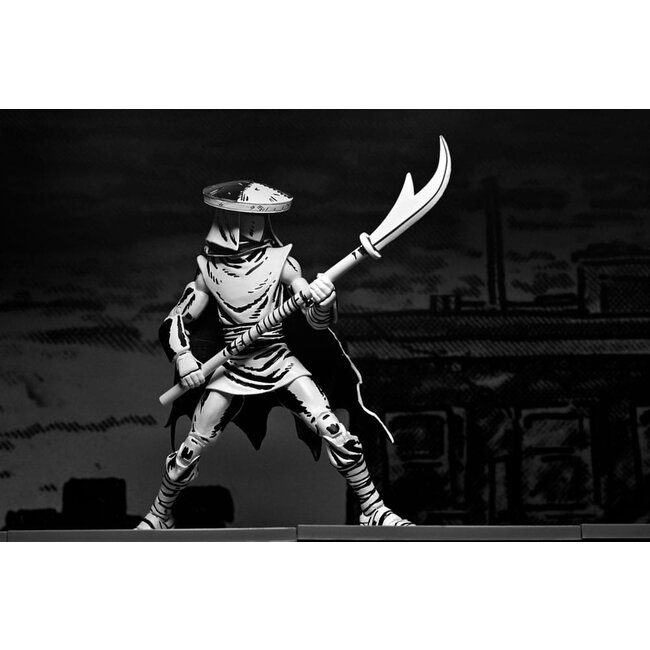 Teenage Mutant Ninja Turtles Actionfigur Elite Foot Ninja Guard Schwarz & Weiß 18 cm
