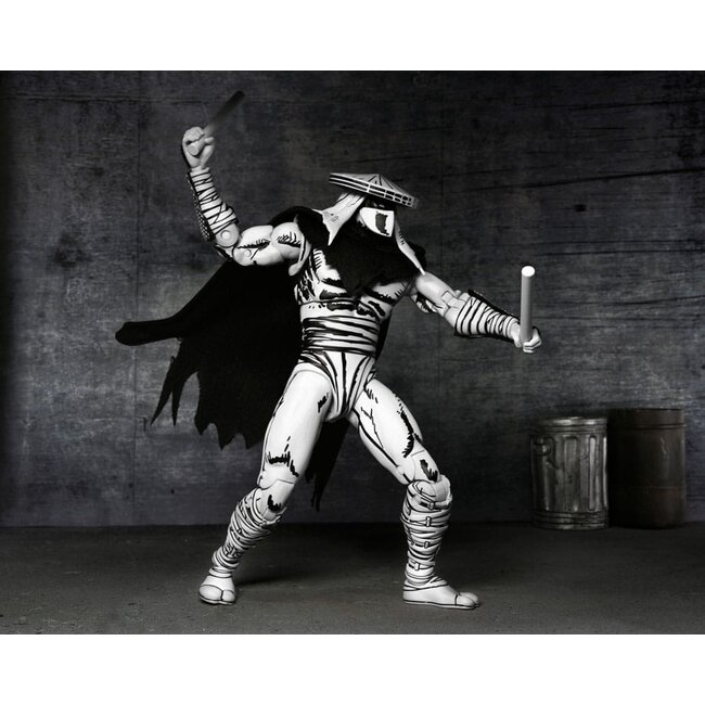 Teenage Mutant Ninja Turtles Action Figure Foot Assassin Black and White 18 cm