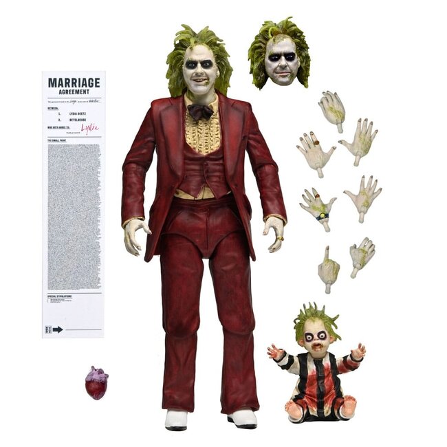 Beetlejuice Beetlejuice Action Figure Ultimate "Red Tuxedo" Beetlejuice 18 cm