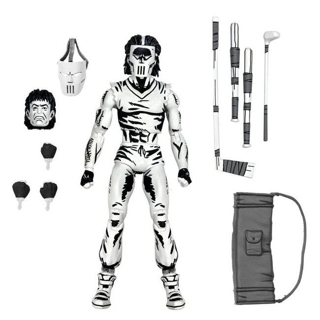 NECA  Teenage Mutant Ninja Turtles Actionfigur Casey Jones Schwarz & Weiß 18 cm