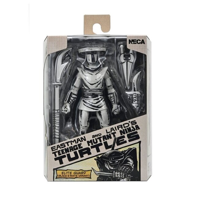Teenage Mutant Ninja Turtles Actionfigur Elite Foot Ninja Guard Schwarz & Weiß 18 cm