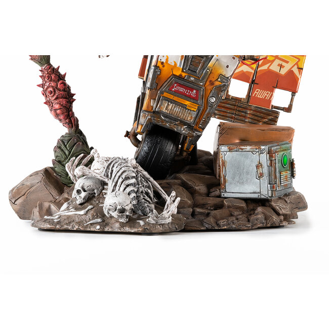 Borderlands Psycho & Claptrap Diorama im Maßstab 1/6