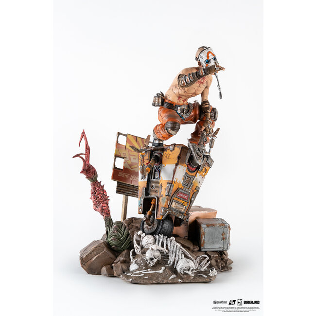 Borderlands Psycho & Claptrap Diorama im Maßstab 1/6