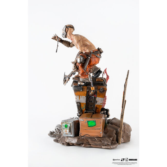 Borderlands Psycho & Claptrap Diorama im Maßstab 1/6