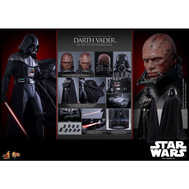 Star Wars: Episode III - Die Rache der Sith Movie Masterpiece Actionfigur 1/6 Darth Vader (Collector Edition) 35 cm