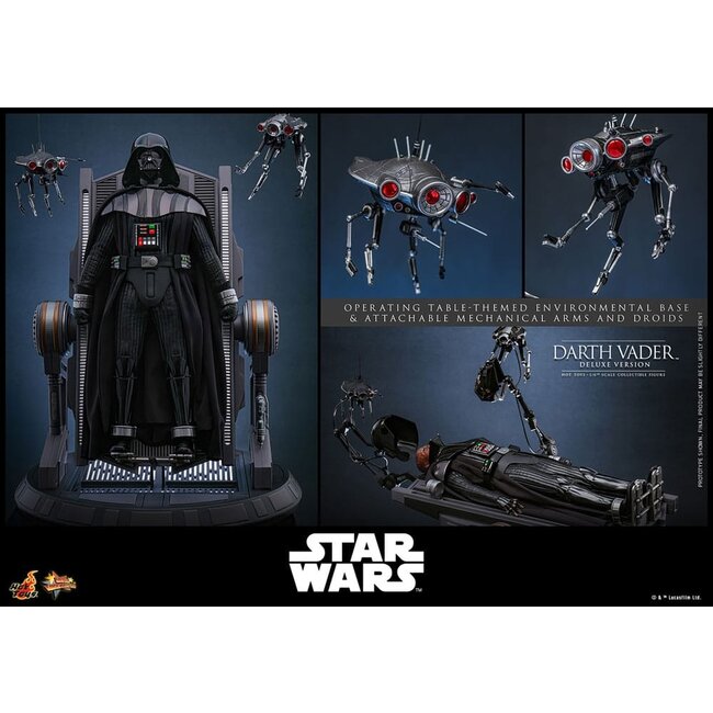 Star Wars: Episode III - Revenge of the Sith Movie Masterpiece Action Figure 1/6 Darth Vader (Deluxe Version) 35 cm