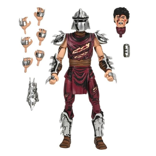 NECA  Teenage Mutant Ninja Turtles Actionfigur Battle Damaged Shredder 18 cm