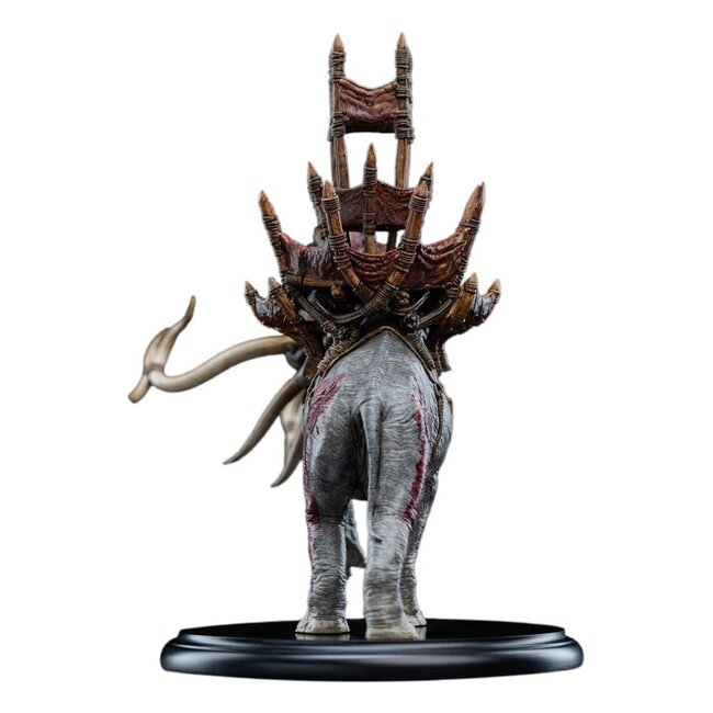 Lord of the Rings Mini Statue Mumak in Battle 17 cm