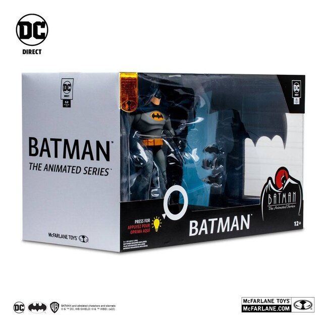 DC Multiverse Actionfigur Batman: Die Zeichentrickserie (Gold Label) 18 cm
