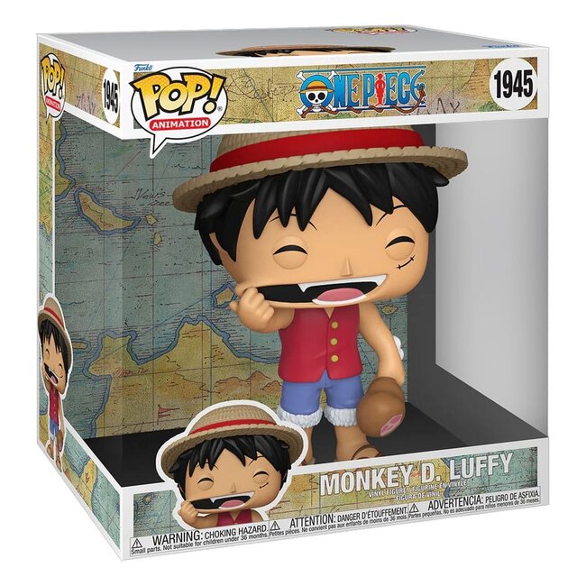 One Piece Super Sized Jumbo POP! Vinylfigur Monkey D. Luffy (Stretching) 25 cm