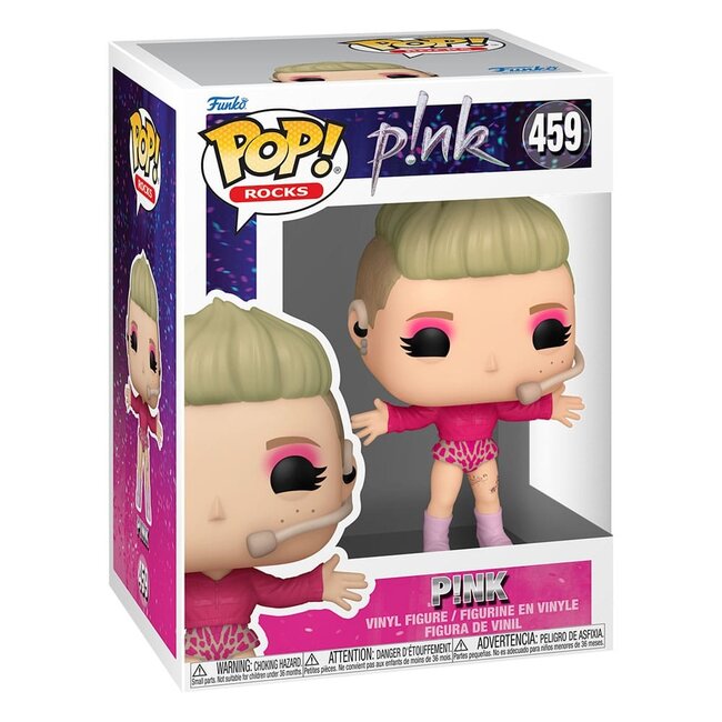 Pink POP! Rocks Vinyl Figure Trustfall Tour 9 cm
