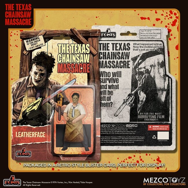 The Texas Chain Saw Massacre (1974) 5 Punkte Actionfigur Leatherface 10 cm