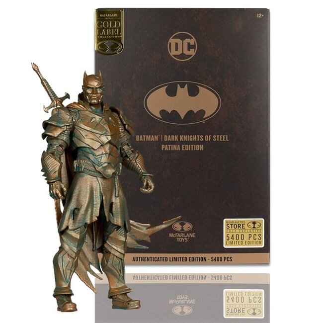 DC Multiverse Actionfigur Batman (Dark Knights of Steel) (Gold Label) 18 cm