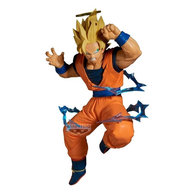 Banpresto Dragon Ball Z Match Makers PVC Statue Super Saiyan 2 Son Goku (vs Majin Vegeta) 15 cm