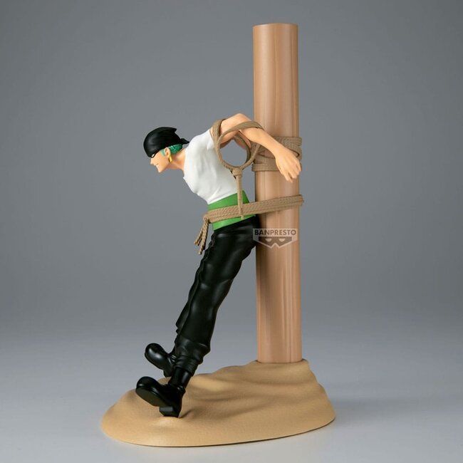One Piece Figure Life PVC Statue Pirate Hunter Zoro 17 cm