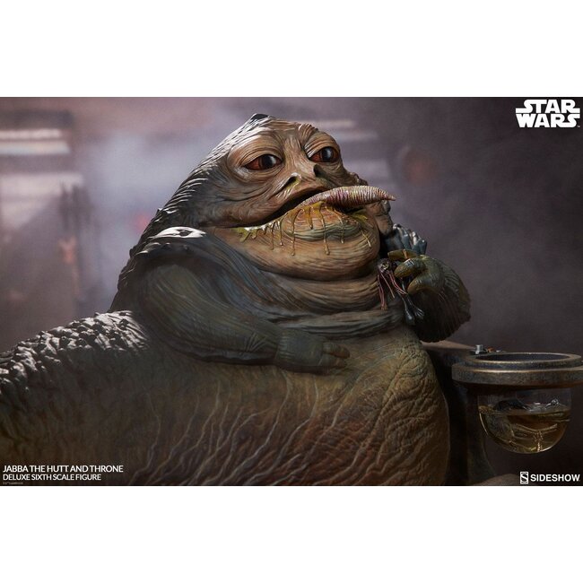Star Wars Episode VI Action Figure 1/6 Jabba the Hutt & Throne Deluxe 34 cm