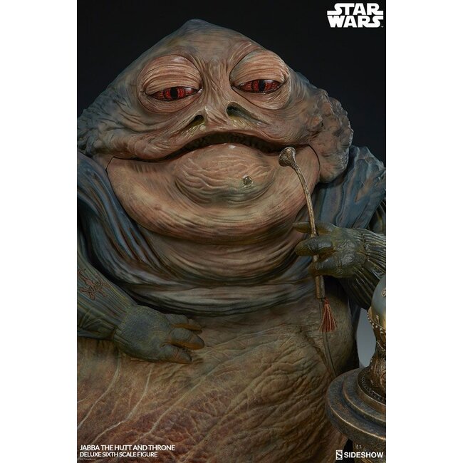 Star Wars Episode VI Action Figure 1/6 Jabba the Hutt & Throne Deluxe 34 cm
