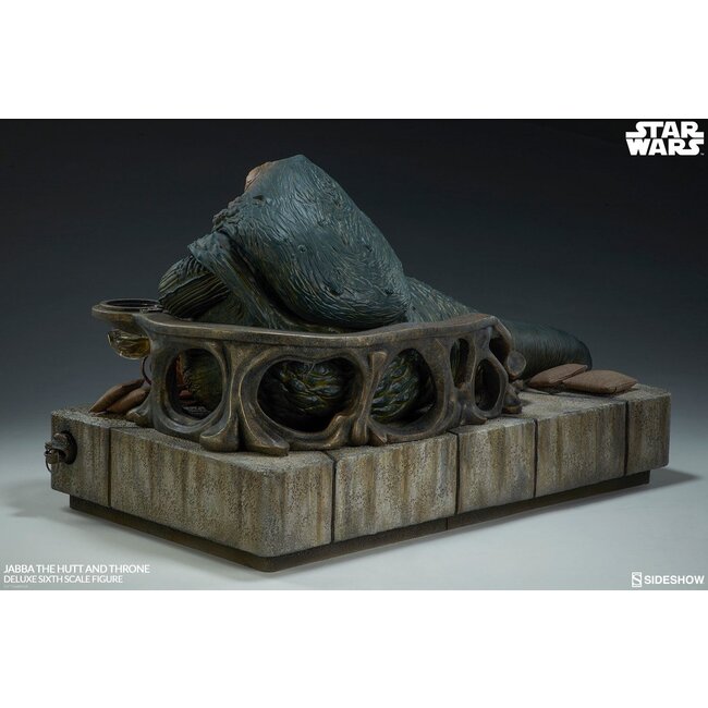 Star Wars Episode VI Action Figure 1/6 Jabba the Hutt & Throne Deluxe 34 cm