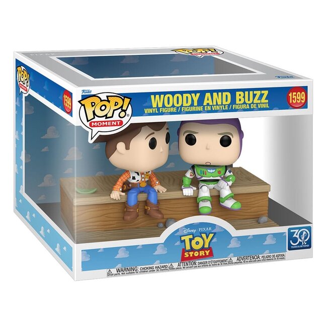 Toy Story POP Moment Vinylfiguren Woody und Buzz (30. Jubiläum) 9 cm