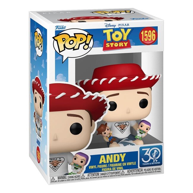 Toy Story POP! Disney Vinyl Figuren Andy (30. Jubiläum) 9 cm