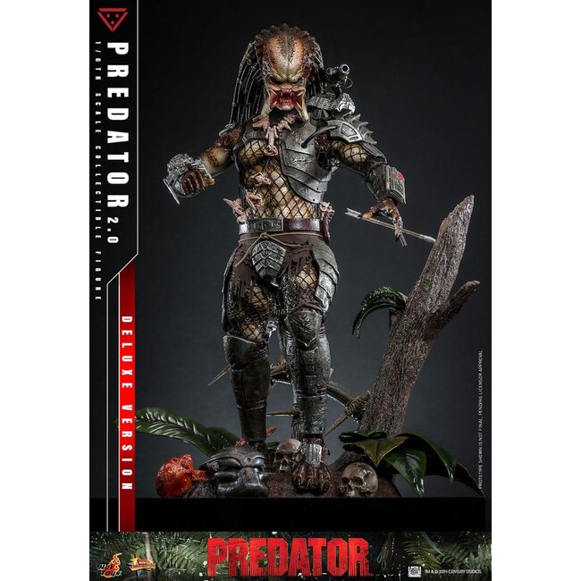 Predator Movie Masterpiece Action Figure 1/6 Predator (2.0) Deluxe Version 34 cm