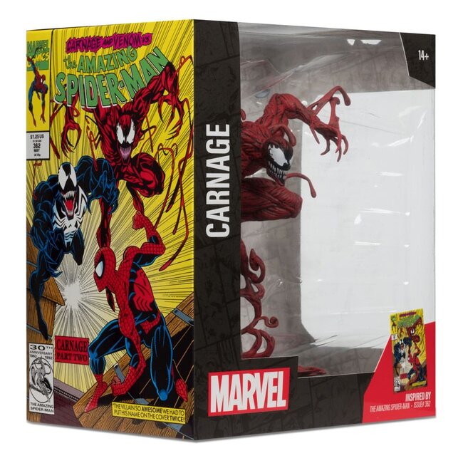 Marvel Collection PVC Statue 1/10 Carnage (The Amazing Spider-Man #362) 18 cm