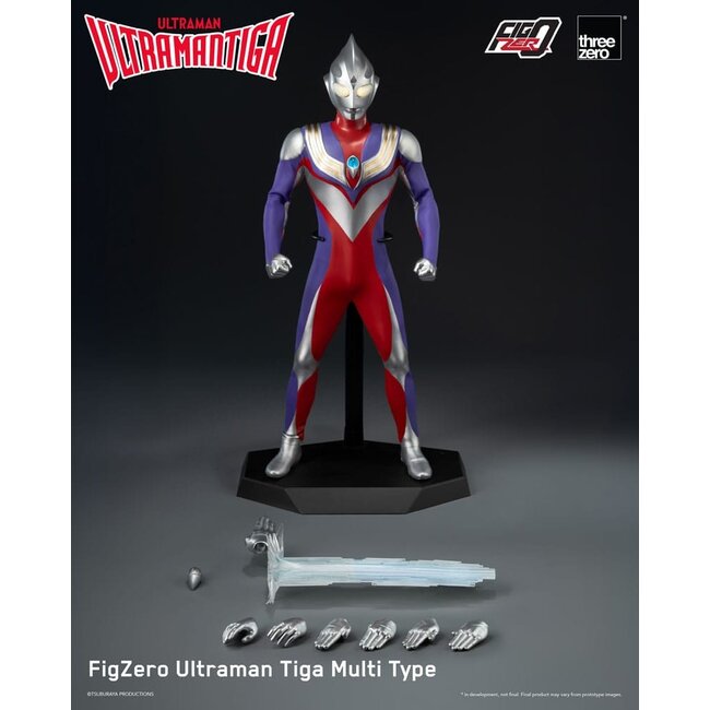 Ultraman Tiga FigZero Action Figure 1/6 Ultraman Tiga Multi Type 32 cm