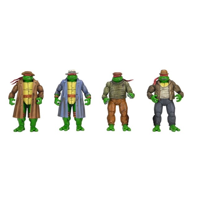 Teenage Mutant Ninja Turtles Actionfigur 4er-Pack Gangster Turtles 18 cm