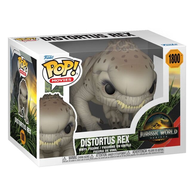 Jurassic World Rebirth POP! Movies Vinylfigur Distortus Rex 9 cm