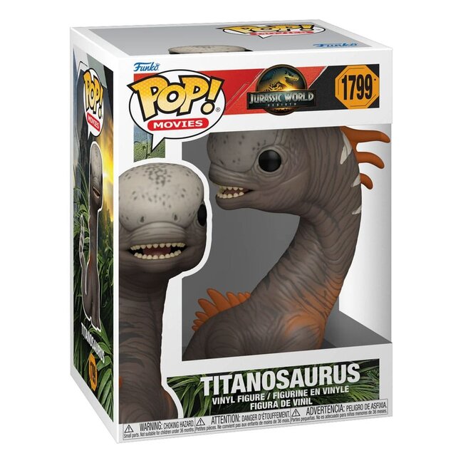 Jurassic World Rebirth POP! Movies Vinylfigur Titanosaurus 9 cm
