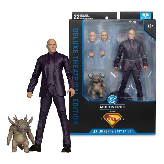 Superman (2025) DC Multiverse Deluxe Actionfigur Lex Luthor mit Baby Kaiju (Deluxe Theatrical Edition) 18 cm