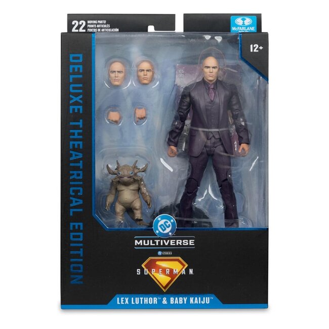 Superman (2025) DC Multiverse Deluxe Actionfigur Lex Luthor mit Baby Kaiju (Deluxe Theatrical Edition) 18 cm