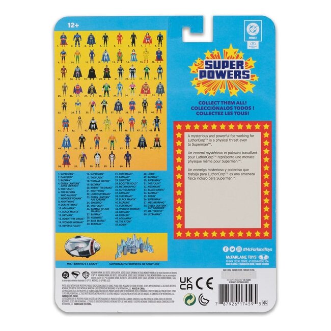 Superman (2025) DC Direct Super Powers Action Figure Ultraman 12 cm