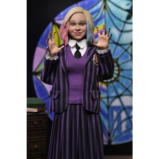 Wednesday Actionfiguren 2er-Pack Wednesday Addams (Nevermore Uniform) und Enid 20 cm